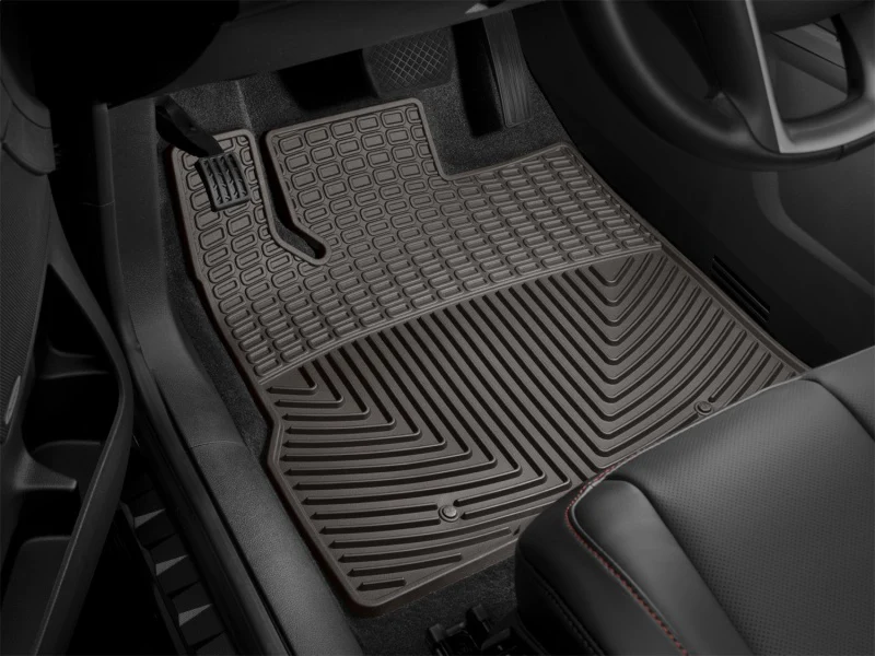 WeatherTech 2019+ Chevrolet Silverado 1500 Rear Rubber Mats - Cocoa - Image 2