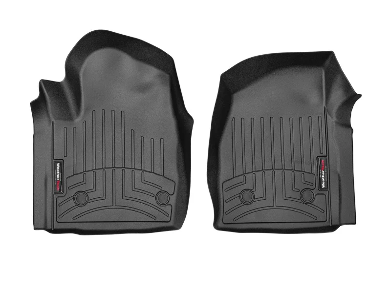 WeatherTech 2019+ GMC Sierra / Sierra Denali 1500 Front FloorLiner - Black - Image 2