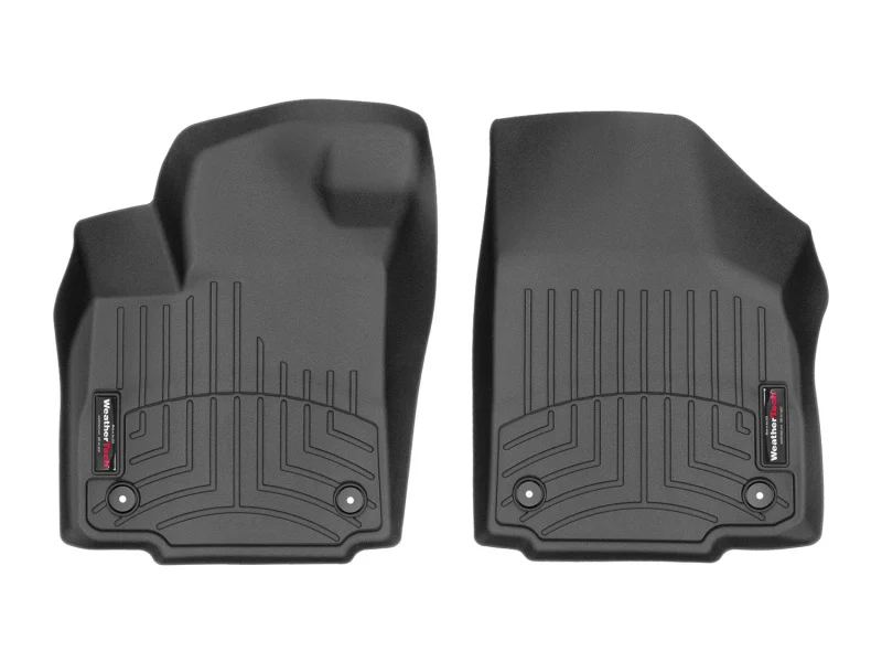 WeatherTech 2023 Ford SuperDuty SuperCab 1st Row Console/Bench Carpeted 1st Row FloorLiner - Black