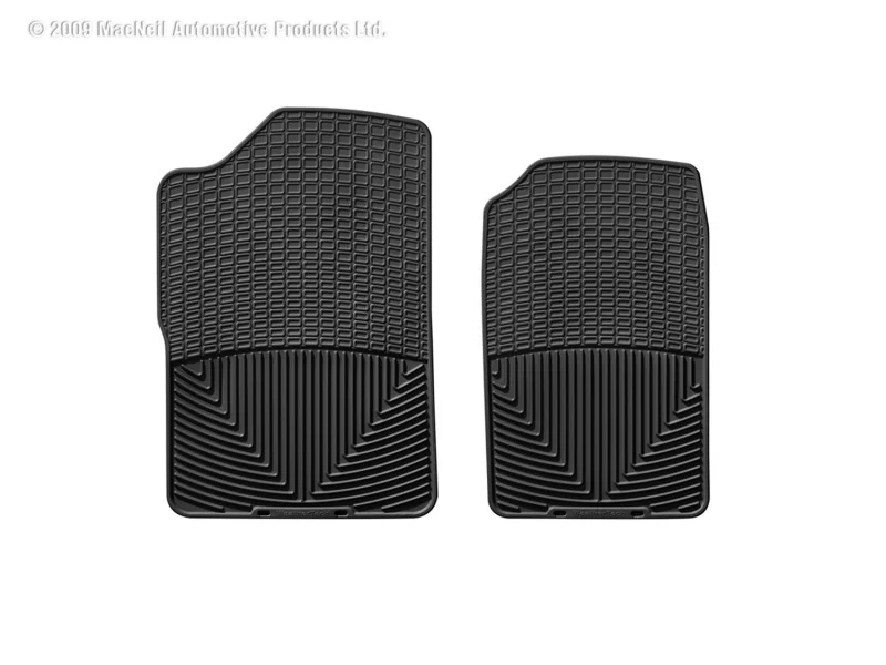 WeatherTech 88-99 GMC Sierra Extended Cab Front Rubber Mats - Black - Image 2