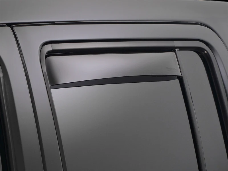 WeatherTech 92-99 Chevrolet C/K series Extended Cab Rear Side Window Deflectors - Dark Smoke - Image 4