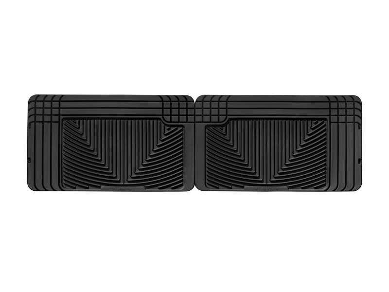 WeatherTech 96 GMC Rally Van Rear Rubber Mats - Black - Image 2
