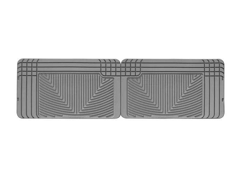 WeatherTech 96 GMC Rally Van Rear Rubber Mats - Grey - Image 2