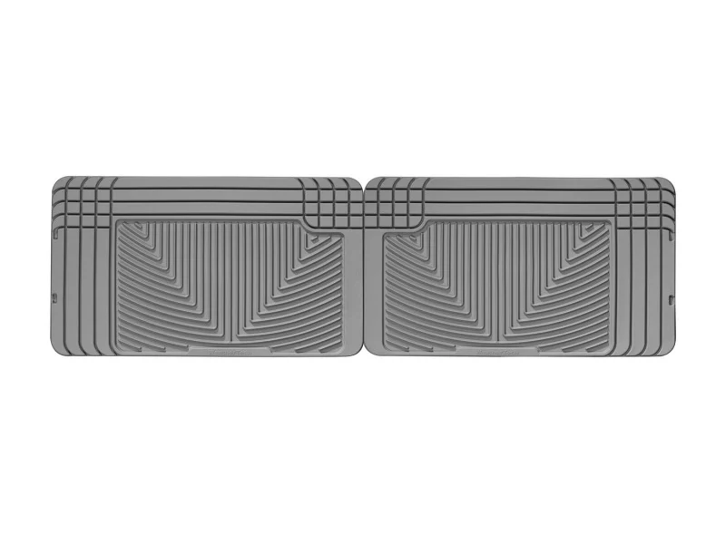 WeatherTech 96 GMC Rally Van Rear Rubber Mats - Grey - Image 3