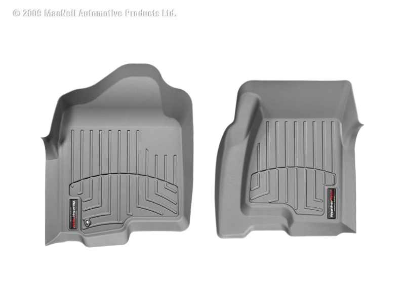 WeatherTech 99-00 Chevrolet Silverado Crew Cab Front FloorLiner - Grey - Image 2