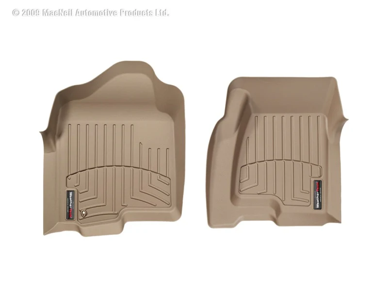 WeatherTech 99-00 Chevrolet Silverado Crew Cab Front FloorLiner - Tan - Image 3