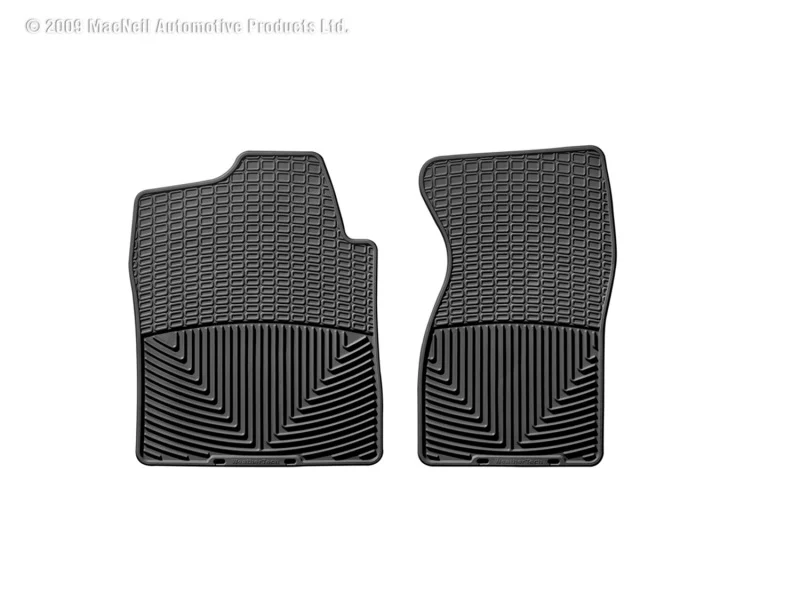 WeatherTech 99-00 Chevrolet Silverado Crew Cab Front Rubber Mats - Black - Image 2