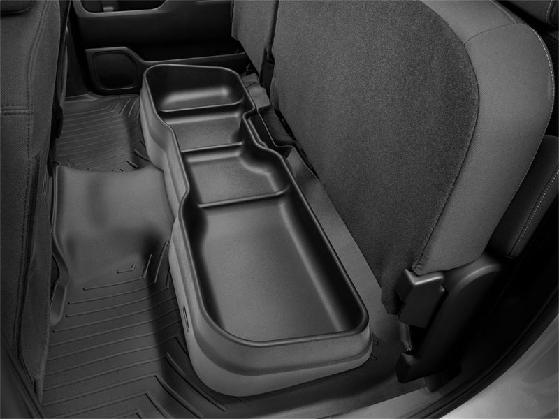 WeatherTech 99-06 Chevrolet Silverado Extended Cab Underseat Storage System - Black - Image 2