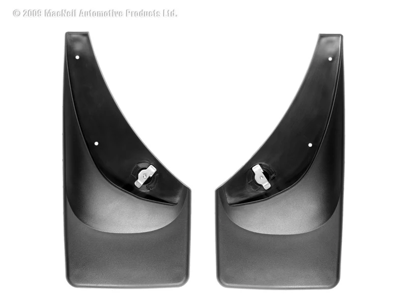 WeatherTech 99-07 Chevrolet Silverado No Drill Mudflaps - Black - Image 2