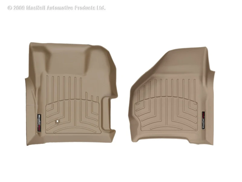 WeatherTech 99-07 Ford F250/F350/F450/F550 Super Duty Regular Cab Front FloorLiner - Tan - Image 3