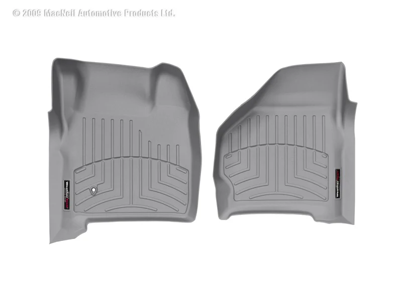 WeatherTech 99-07 Ford F250 Super Duty Crew Front FloorLiner - Grey - Image 3