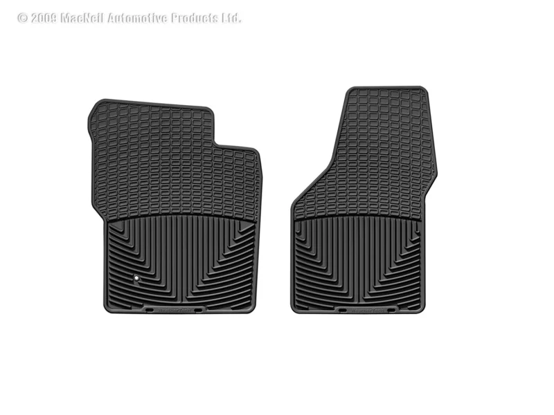 WeatherTech 99-07 Ford F250 Super Duty Crew Front Rubber Mats - Black - Image 3