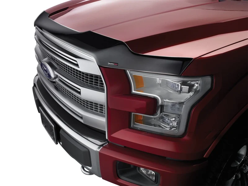 WeatherTech 99-07 Ford Super Duty Hood Protector - Black - Image 2