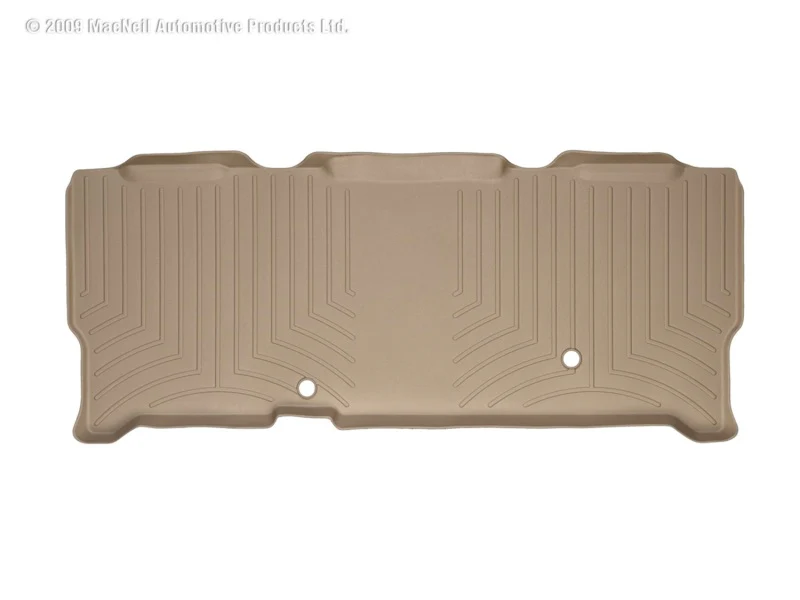 WeatherTech 99-10 Ford F250 Super Duty Super Cab Rear FloorLiner - Tan - Image 2