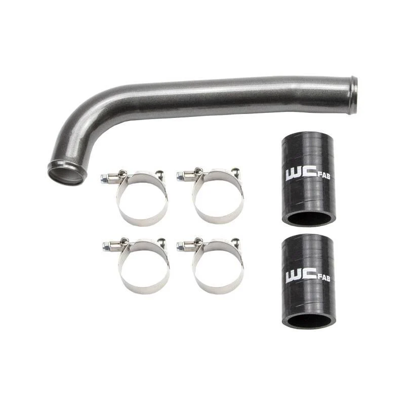 Wehrli 01-05 Chevrolet 6.6L LB7/LLY Duramax Upper Coolant Pipe - Gloss Black - Image 2