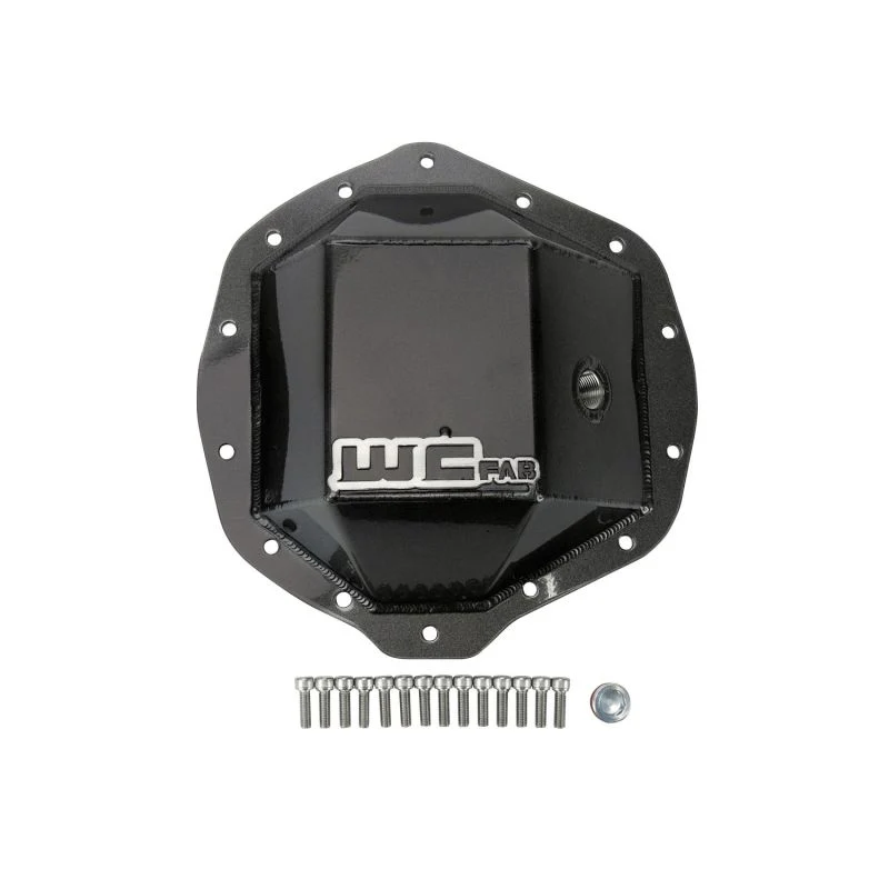Wehrli 01-19 Chevrolet Duramax/03-19 Dodge Cummins 11.5in AAM Rear Diff. Cover - Candy Red - Image 4