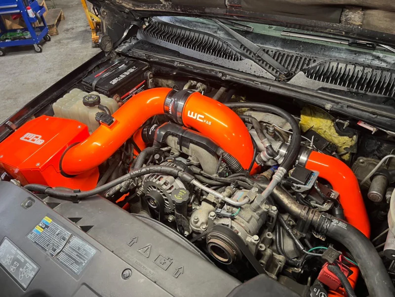 Wehrli 04.5-05 LLY Duramax 4in Intake Kit with Air Box Stage 2 - Bengal Blue - Image 4
