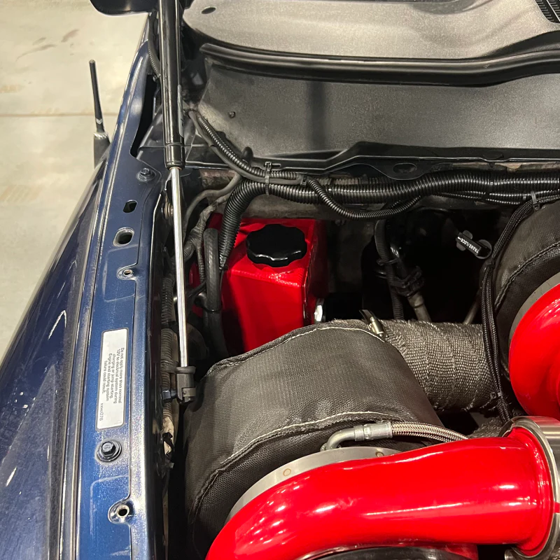 Wehrli 04.5-07 Cummins 5.9L Coolant Tank (OEM Placement) - Bengal Blue - Image 3