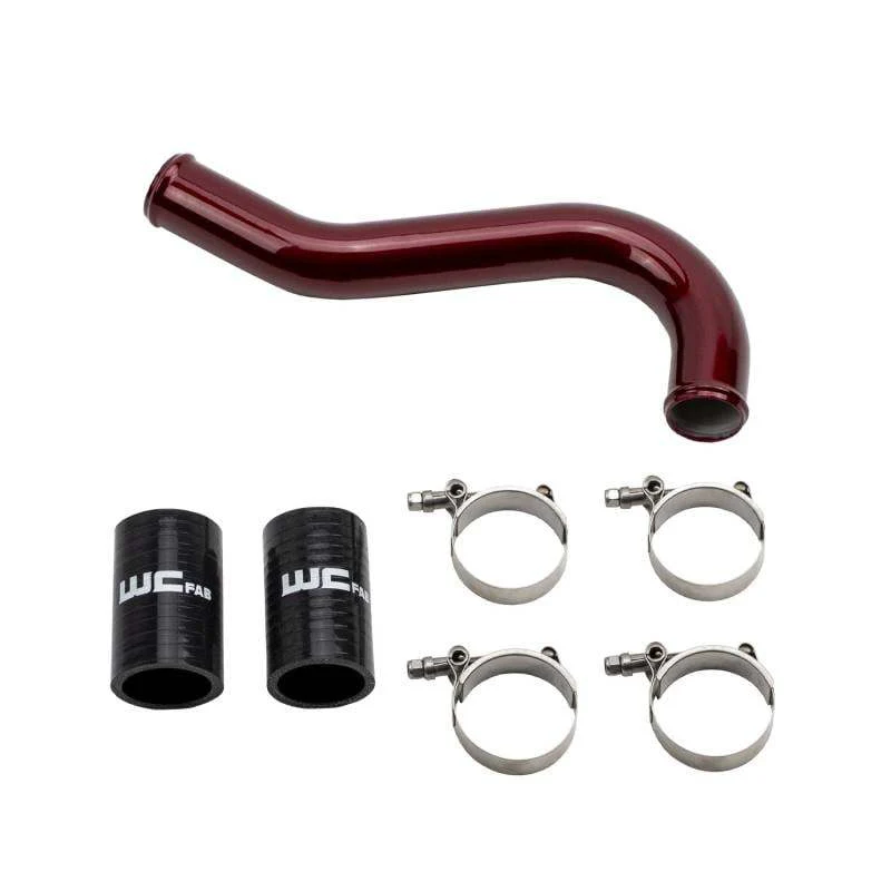 Wehrli 06-10 Chevrolet 6.6L LBZ/LMM Duramax Upper Coolant Pipe - Illusion Blueberry - Image 4