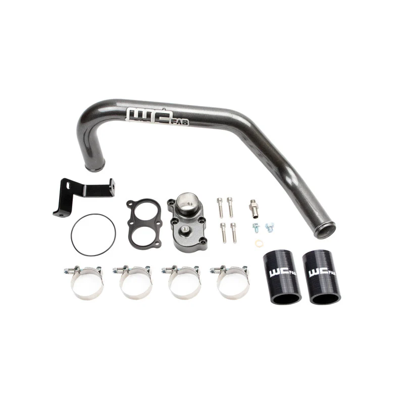 Wehrli 06-10 Duramax LBZ/LMM Thermostat Housing Kit For Dual CP3 - Bengal Blue - Image 3