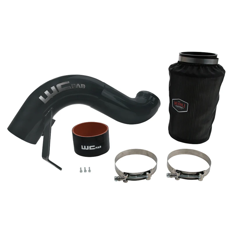 Wehrli 07.5-09 Dodge 6.7L Cummins 4in Intake Kit - Gloss Black - Image 2