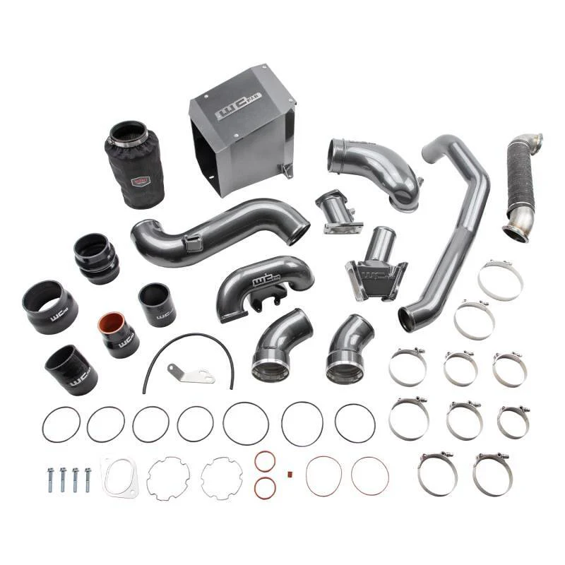 Wehrli 07.5-10 Chevrolet 6.6L Duramax LMM Stage 3 High Flow Bundle Kit - Bronze Chrome