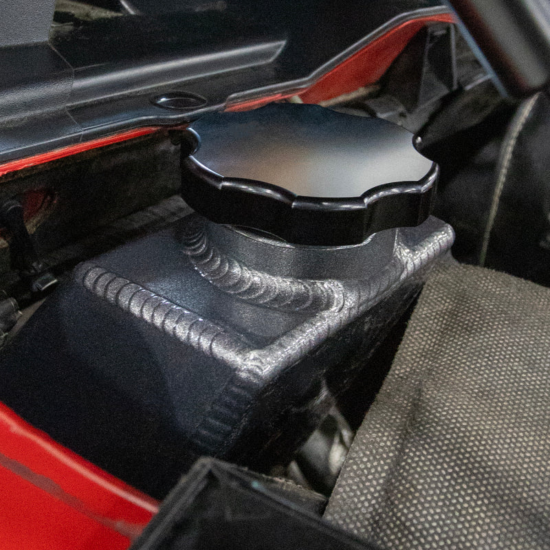 Wehrli 10-12 Cummins 6.7L Coolant Tank (OEM Placement) - Gloss Black - Image 4