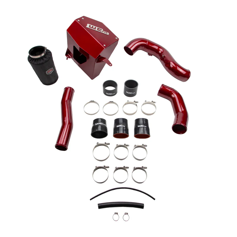 Wehrli 10-12 Cummins 6.7L Stage 2 High Flow Bundle Kit - WCFab Red - Image 3