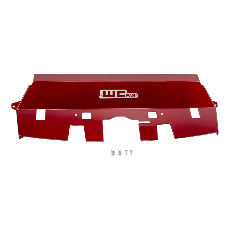 Wehrli 10-12 Cummins Fabricated Aluminum Radiator Cover - WCFab Red - Image 5