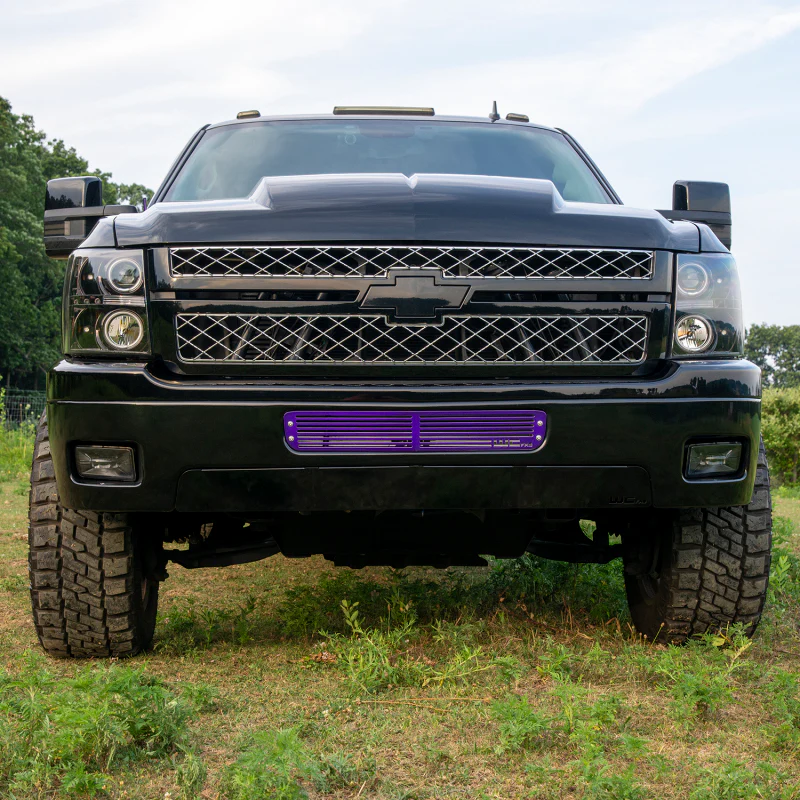 Wehrli 11-14 Chevrolet Silverado 2500/3500 HD / Duramax LML Bumper Grille - Gloss Black - Image 5