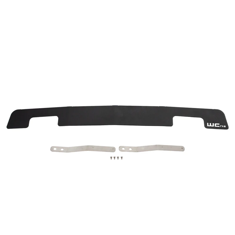 Wehrli 11-14 Chevy 2500/3500 HD Valance Filler Panel Kit w/ Tow Hooks - Fine Tex Black - Image 6
