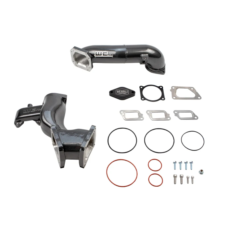 Wehrli 11-16 Chevrolet 6.6L LML Duramax High Flow Y-Bridge Kit - Bengal Red