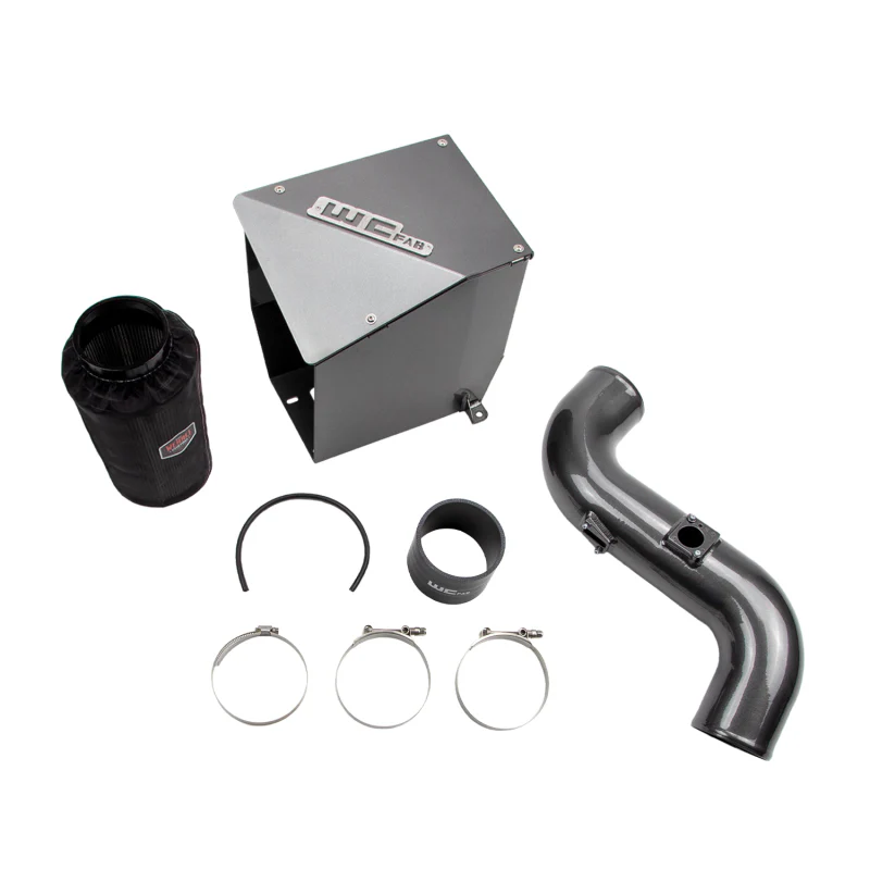 Wehrli 11-16 Chevrolet Duramax LML 4in Intake Kit - Bronze Chrome - Image 2