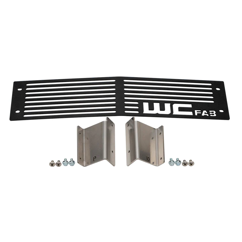 Wehrli 15-19 Chevrolet Silverado HD 6.6L LML/L5P Duramax Bumper Grille - Flat Black - Image 5