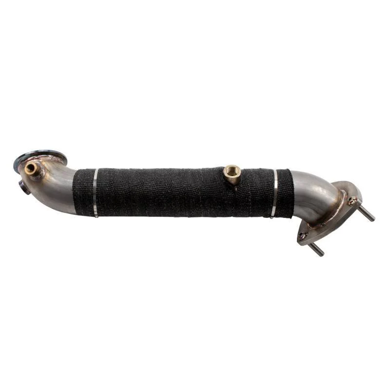 Wehrli 15.5-16 Chevrolet 6.6L LML Duramax 3in Stainless Down Pipe (3 Bolt Flange) - Image 3