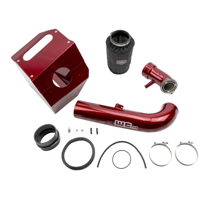 Wehrli 17-19 Chevrolet 6.6L L5P 4in Intake Kit Stage 2 - WCFab Red - Image 3