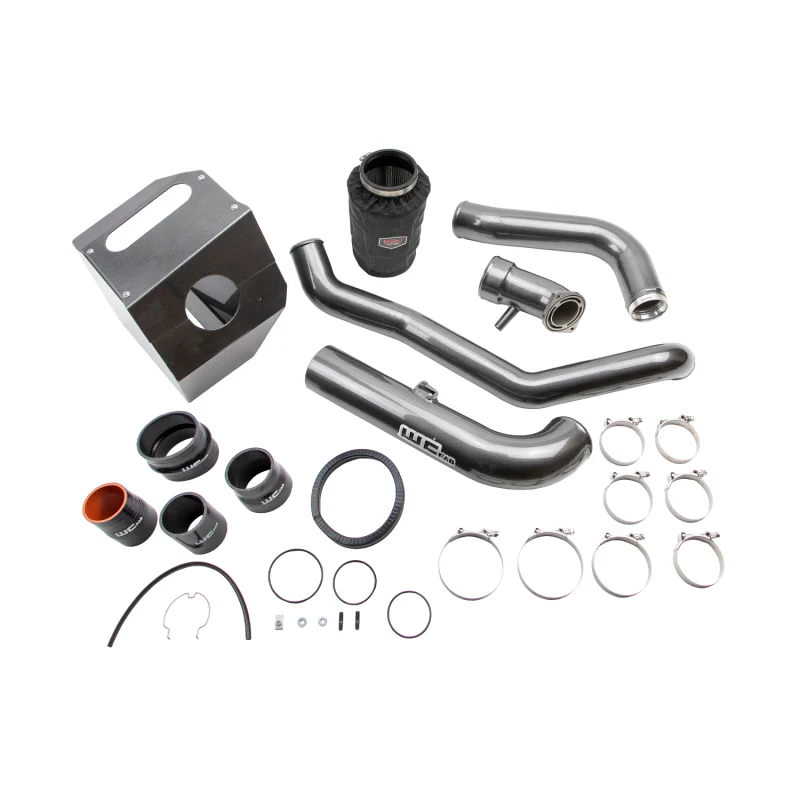 Wehrli 17-19 Chevrolet 6.6L L5P Duramax High Flow Intake Bundle Kit Stage 2 - Cat Yellow - Image 2