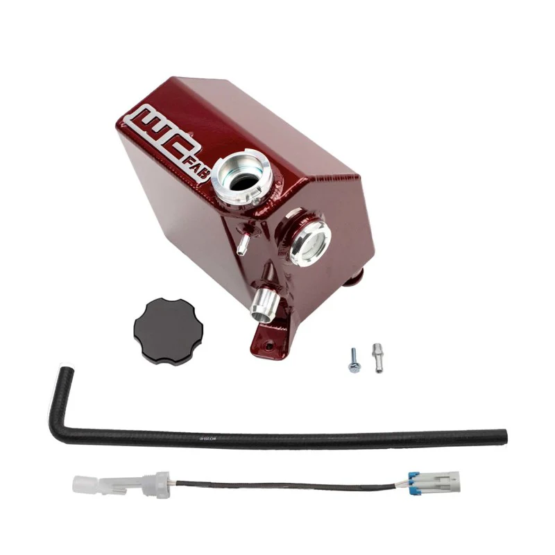 Wehrli 17-19 Chevrolet 6.6L L5P Duramax OEM Placement Coolant Tank Kit - WCFab Red - Image 3