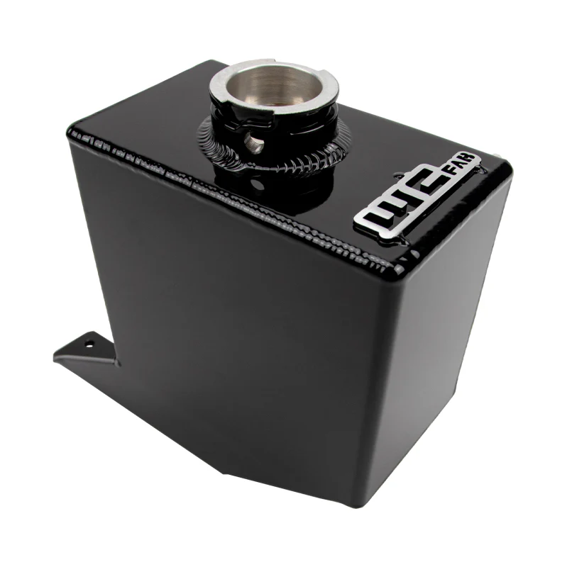 Wehrli 17-19 Chevrolet L5P Duramax Twin Turbo Style Coolant Tank Kit - Raw Aluminum - Image 3