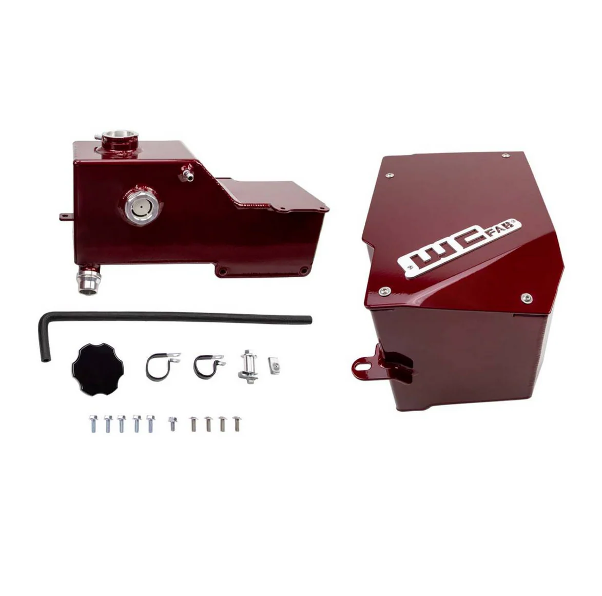 Wehrli 17-24 6.7L Power Stroke Coolant Tank and Battery Box Kit - Gloss White