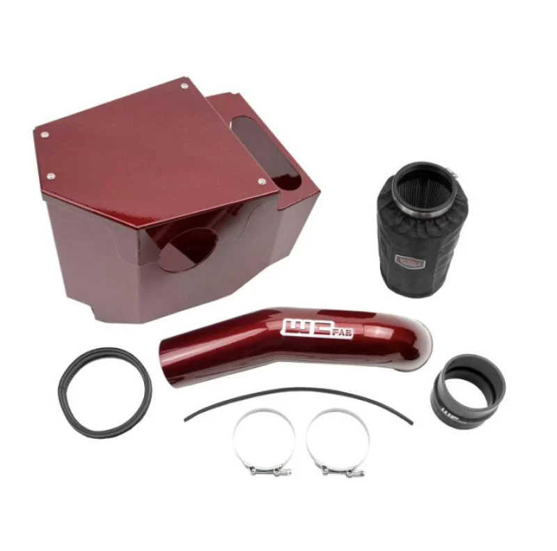 Wehrli 20-24 Chevrolet 6.6L L5P Duramax 4in Intake Kit - Red - Image 6