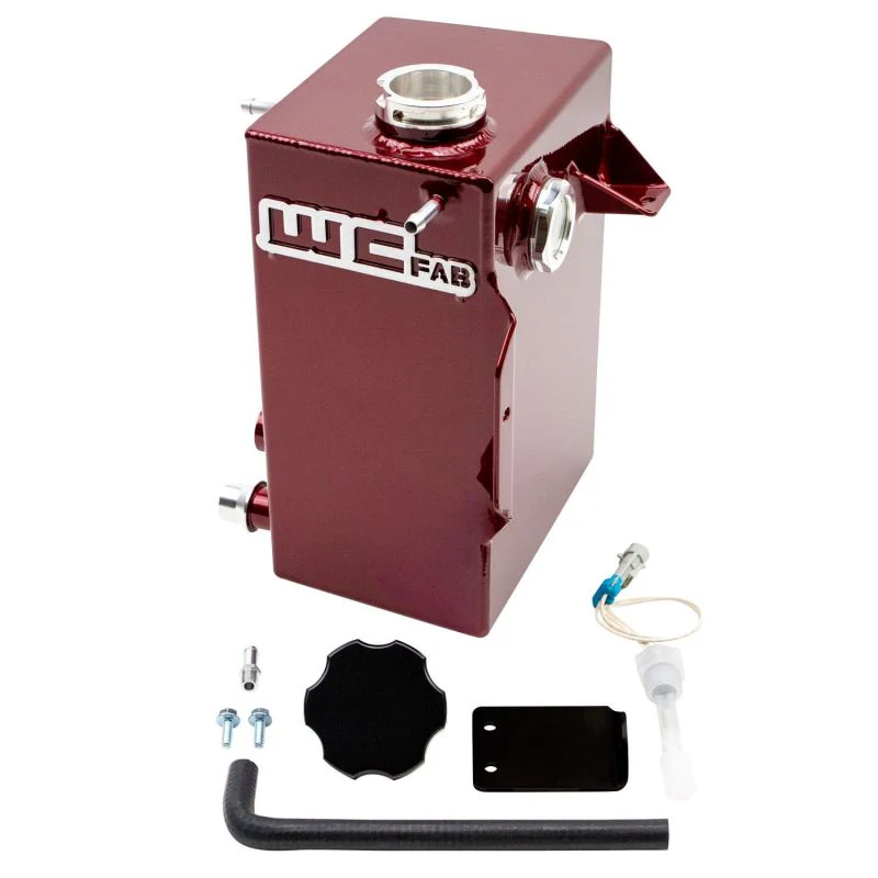 Wehrli 20-24 Chevrolet-GMC 6.6L L5P Duramax OEM Placement Coolant Tank Kit - WCFab Red - Image 3