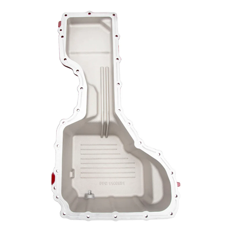 Wehrli 20-24 L5P Duramax WCFAB X PPE High Capacity Aluminum Oil Pan - Gloss White - Image 2