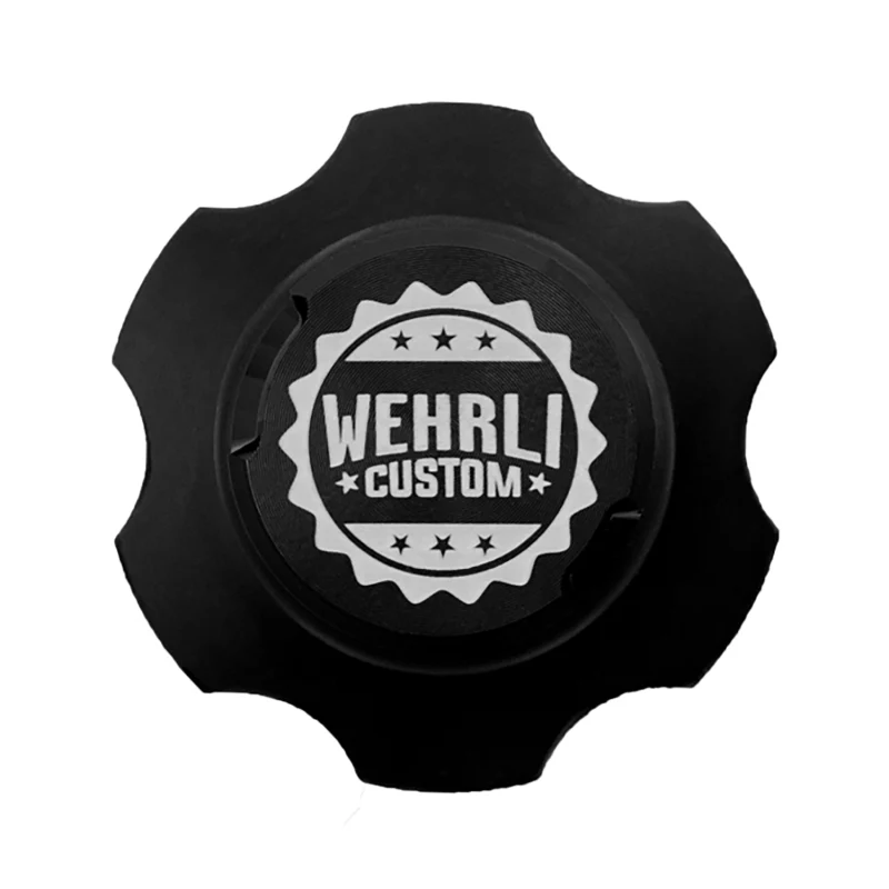 Wehrli 2001+ GM Duramax LB7/LLY/LBZ/LMM/LML/L5P Billet Oil Fill Cap - Black Anodized - Image 5