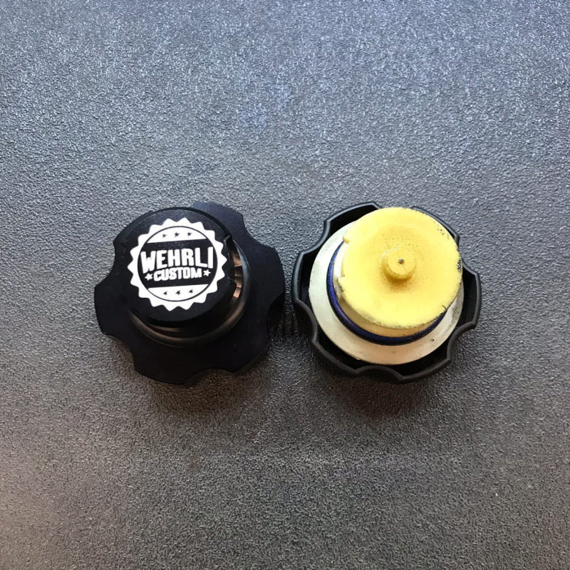 Wehrli 2001+ GM Duramax LB7/LLY/LBZ/LMM/LML/L5P Billet Oil Fill Cap - Black Anodized - Image 9
