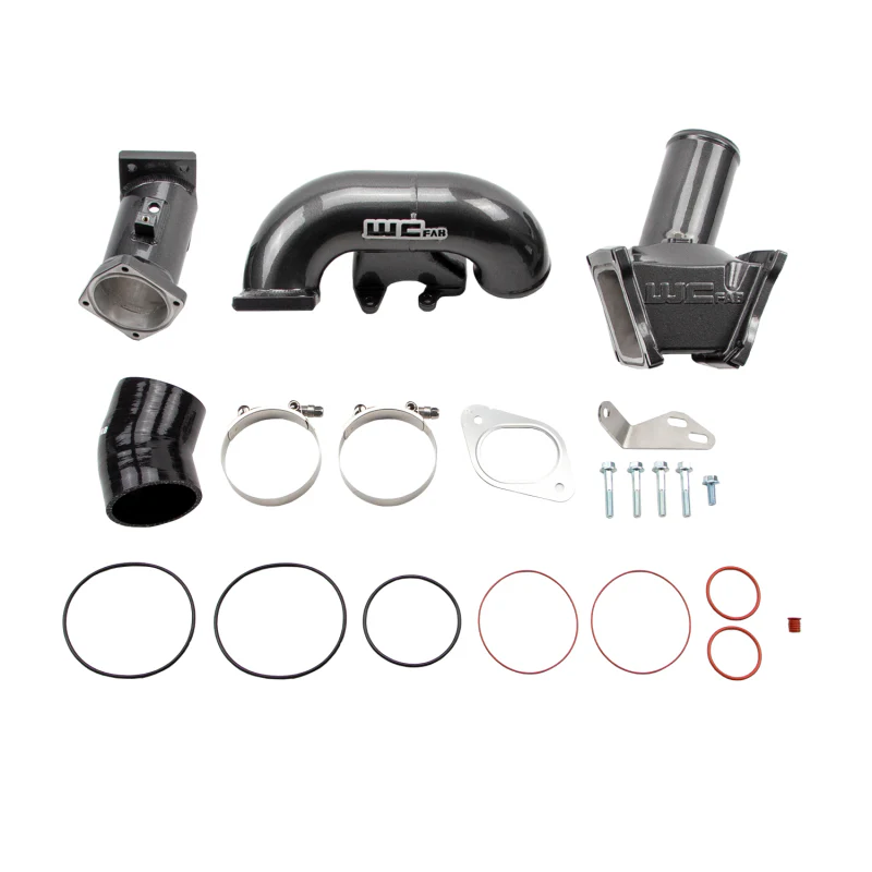 Wehrli 2007.5-2010 LMM Duramax High Flow 3in Y-Bridge Kit- Bengal Blue - Image 4