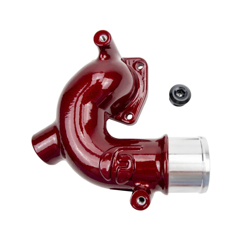 Wehrli WCFab X Fleece 98-18 Cummins Thermostat Housing - WCFab Red - Image 3