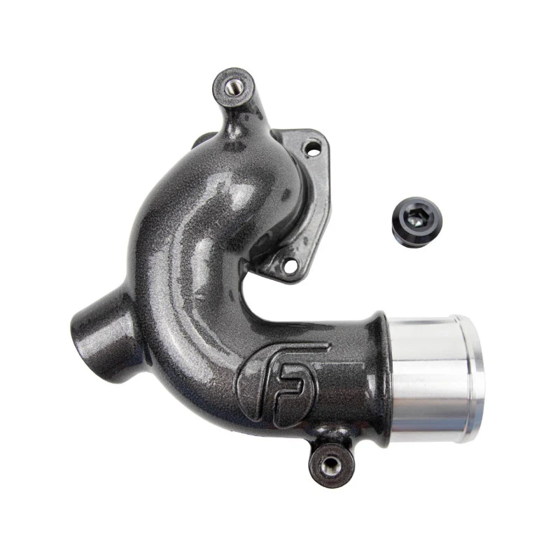 Wehrli x Fleece 98-18 Cummins 6.7L Thermostat Housing - Brizzle Blue - Image 4
