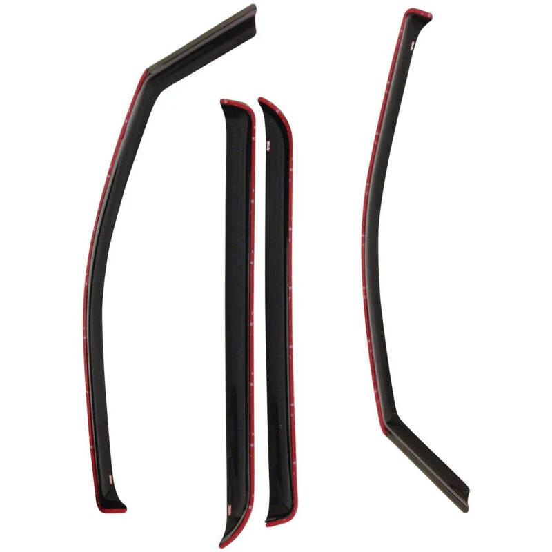 Westin 02-06 Cadillac/Chevy/GMC Escalade ESV/EXT/Avalanche In-Channel Wind Deflector 4pc -Smoke - Image 2