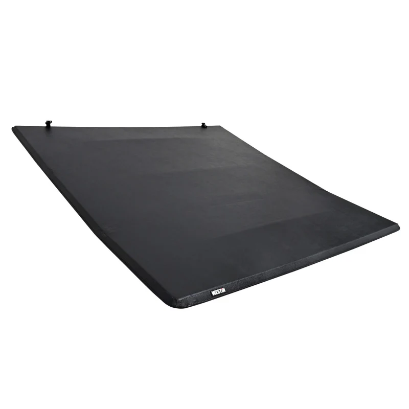 Westin 02-18 Dodge RAM 1500 / 03-22 2500/3500 6ft. 4in. Bed Soft Tri-Fold Tonneau Cover - Black - Image 9